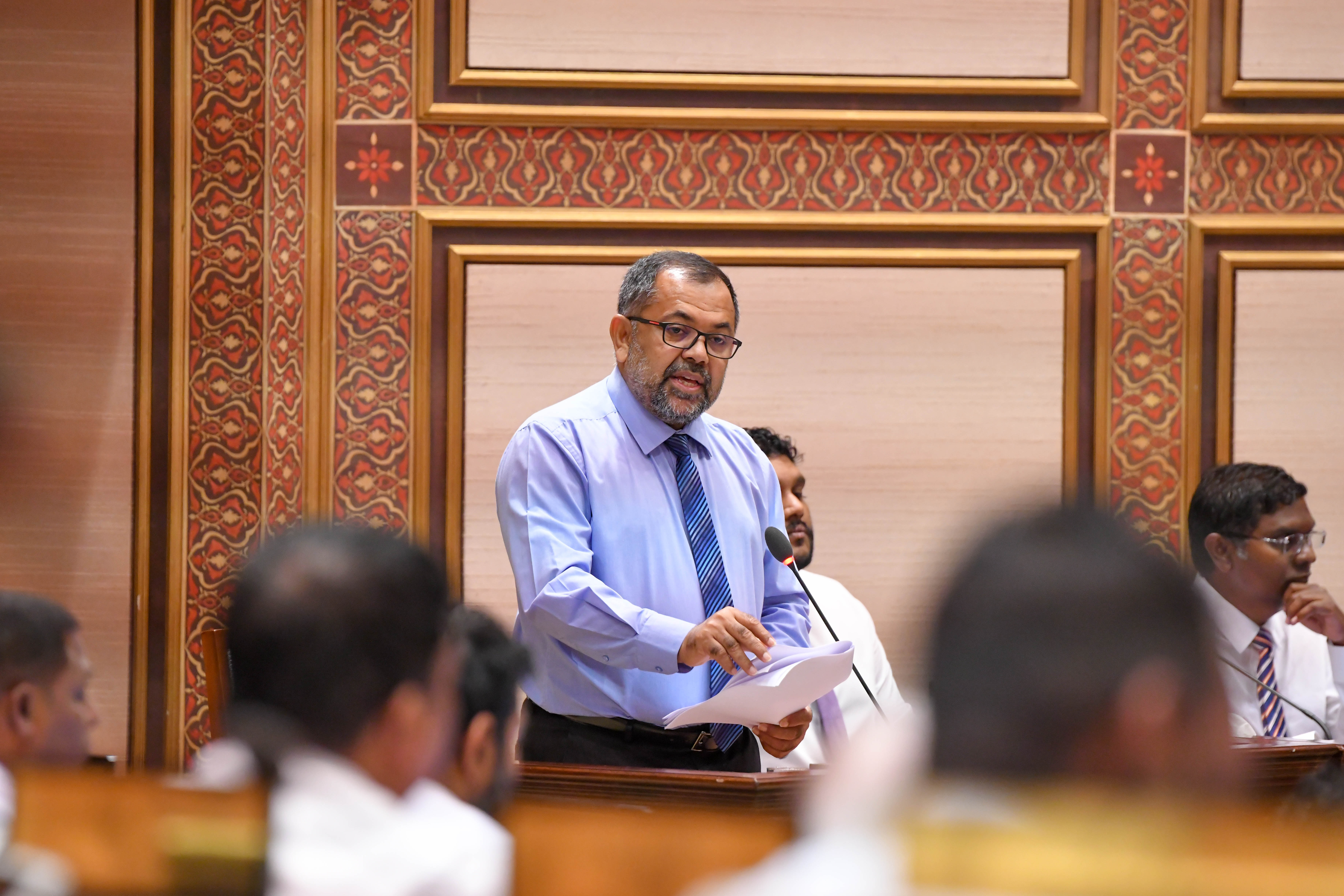 Finance Minister Moosa Zameer