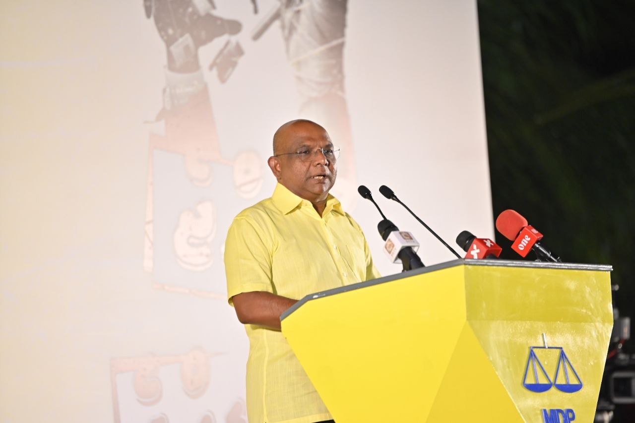 އިންޑިޔާގެ ހެލިކޮޕްޓަރާއި ޑޯނިއާ ގެނައީ އެމްޑީޕީގެ ސަރުކާރަކުން ނޫން: ޝާހިދު