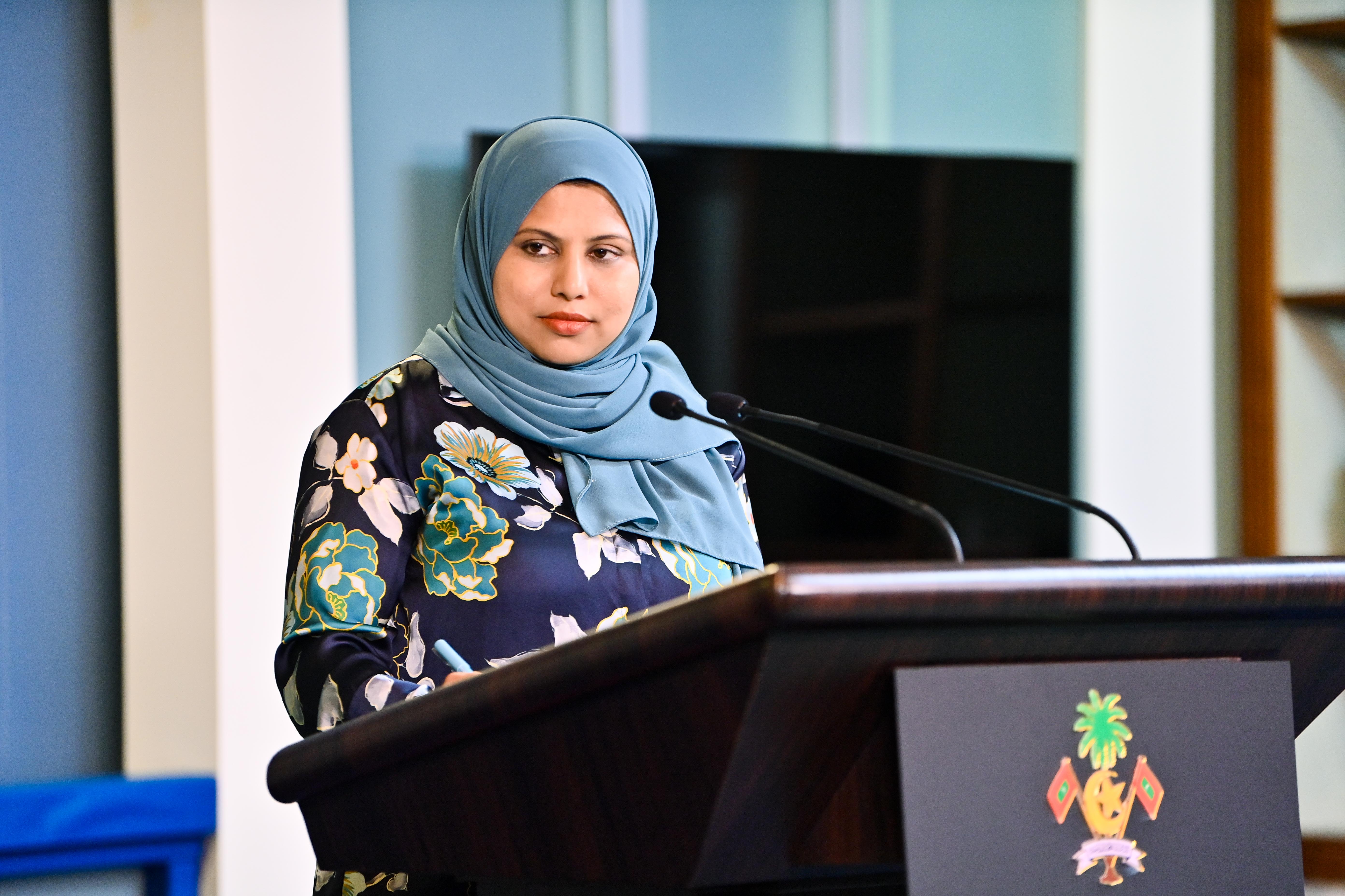 Heena Waleed, the Chief Spokesperson at the President's Office