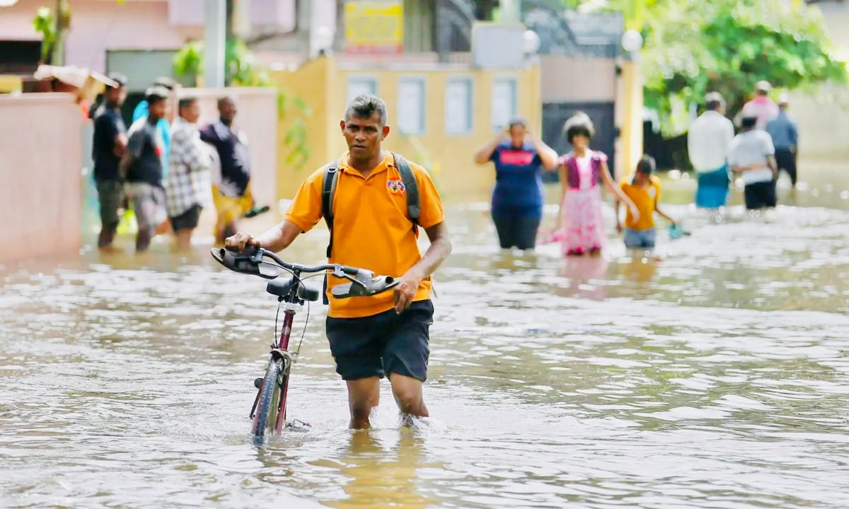 ލަންކާގައި ފެންބޮޑުވެފައިވަނިކޮށް