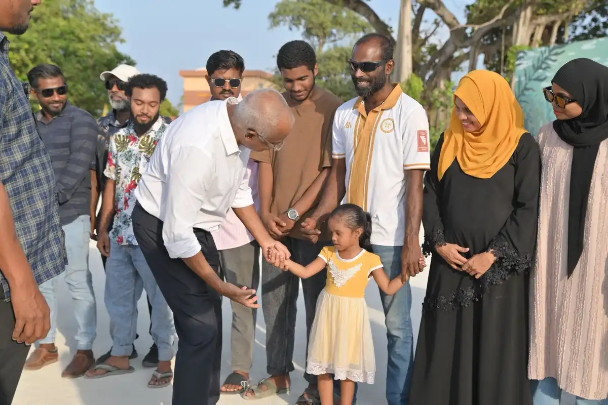 ށ. ފޯކައިދޫ އިން ރައީސް ޞާލިޙަށް ހޫނު މަރުހަބާއެއް: ވޮލީ ކޯޓާއި ކެމްޕޭން ޖަގަހަ ހުޅުވައިދެއްވައިފި