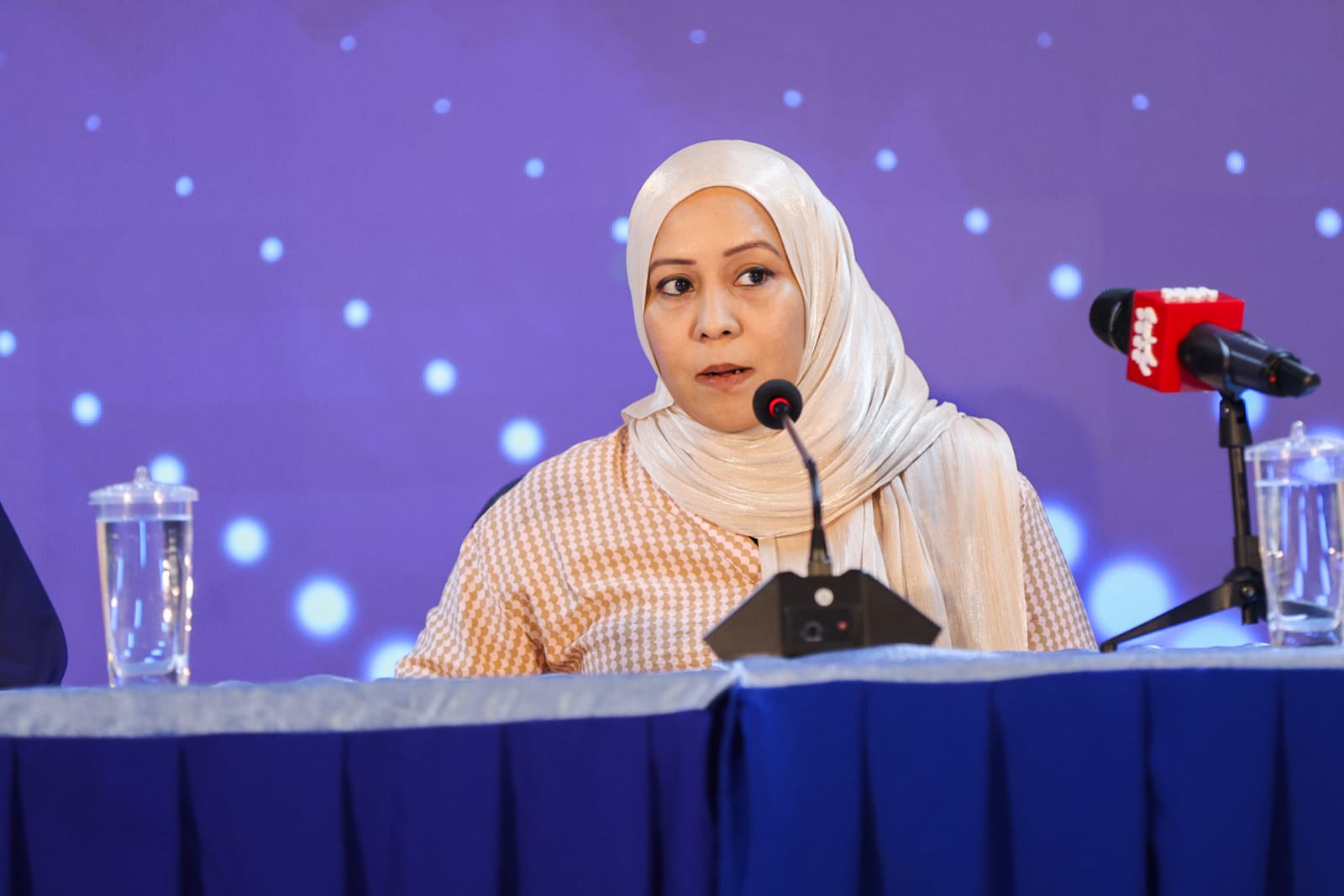 Lubna Mohamed Zahir, Chairman of the National Drug Agency (NDA) and Minister of State for Homeland Security and Technology.