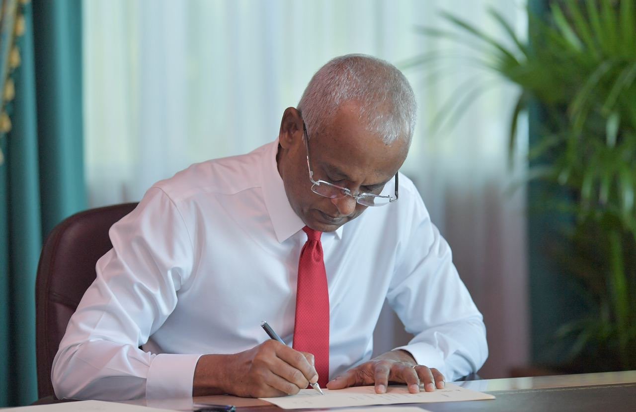 President Ibrahim Mohamed Solih. Photo: President's Office.