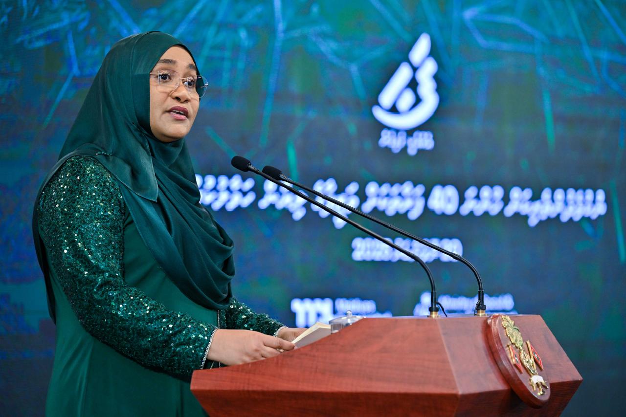 First Lady Sajidha Mohamed.--Photo: PO