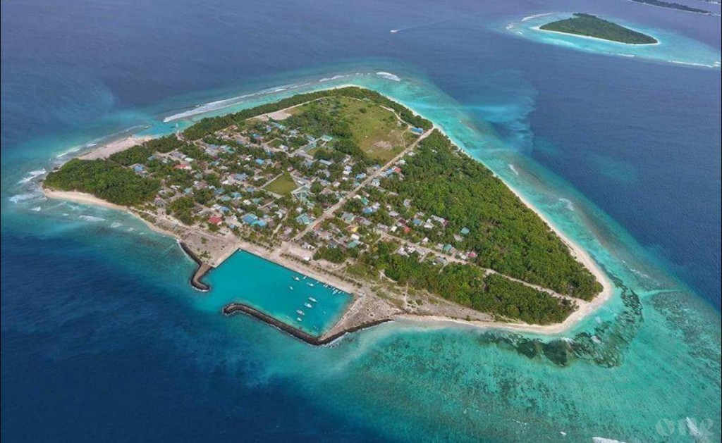 Raa atoll Ungoofaaru island.