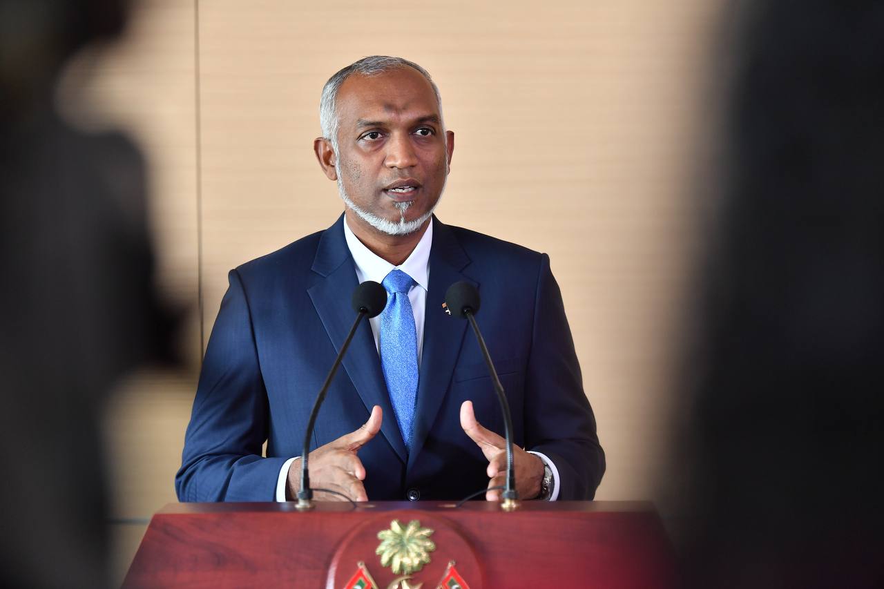 ރައީސް ޑރ. މުހައްމަދު މުއިއްޒު، ފޮޓޯ: ރައީސް އޮފީސް