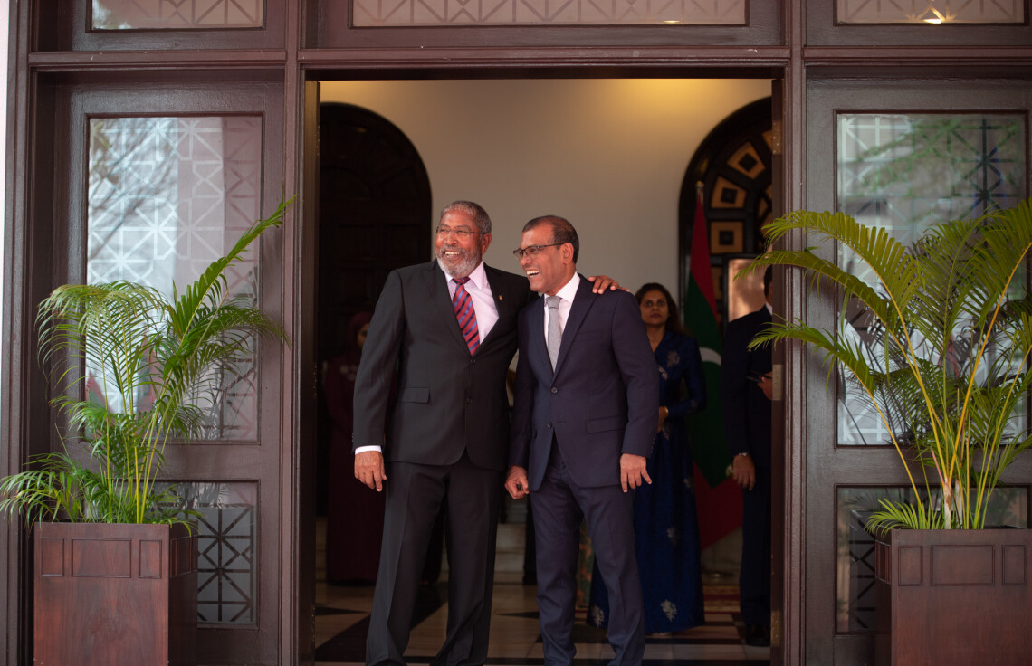 ރައީސް ނަޝީދުގެ މަރުޙަބާ ޤާސިމަށް