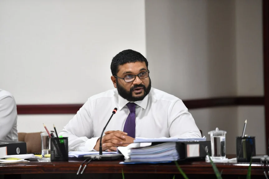 Defense Minister Mohamed Ghassan Maumoon