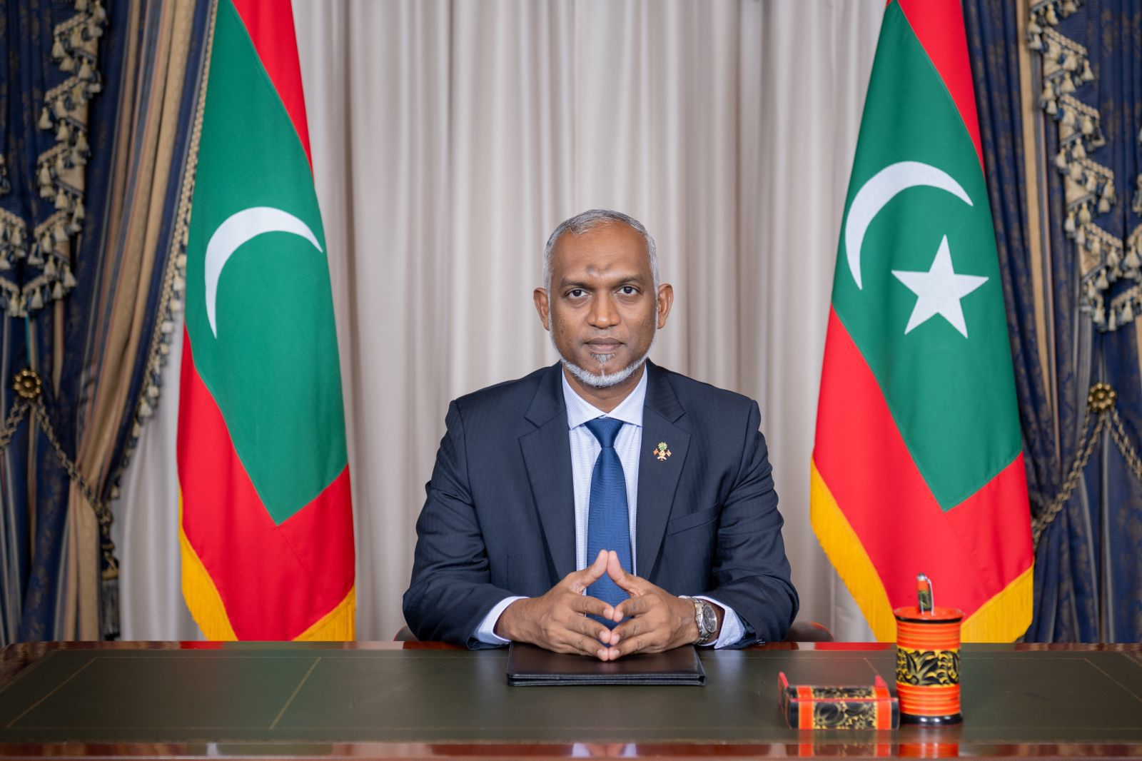 ރައީސް ޑރ. މުހައްމަދު މުއިއްޒު، ފޮޓޯ: ރައީސް އޮފީސް