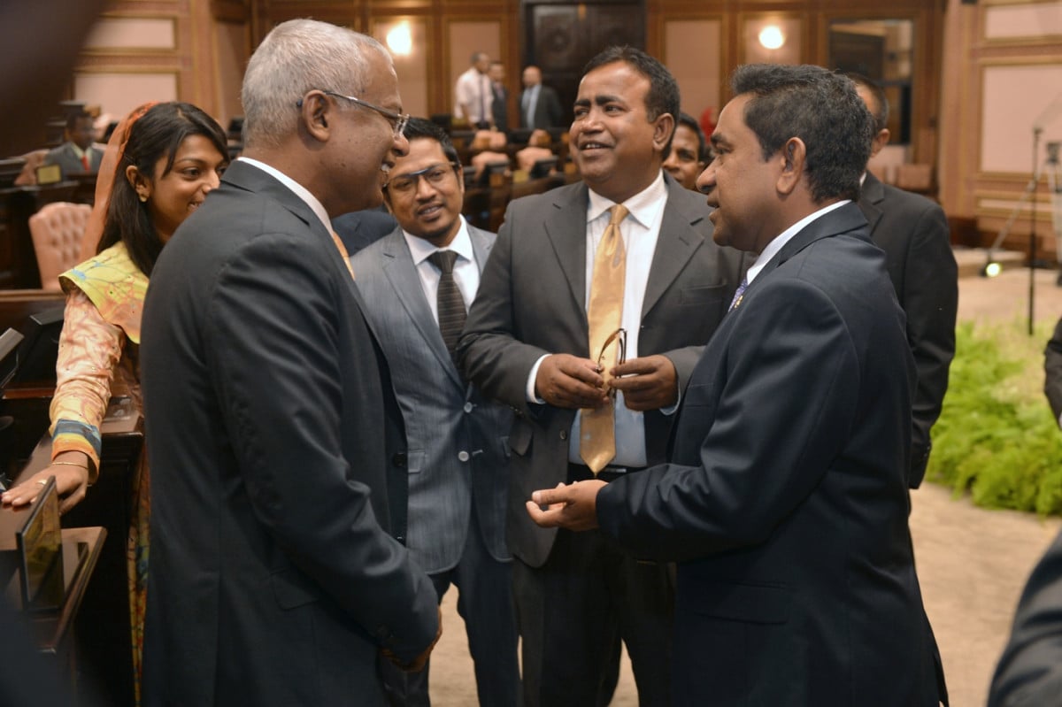 ރައީސް ޔާމީނާއި ރައީސް ސާލިހުވެސް ކޮމަންޑޫއަށް!