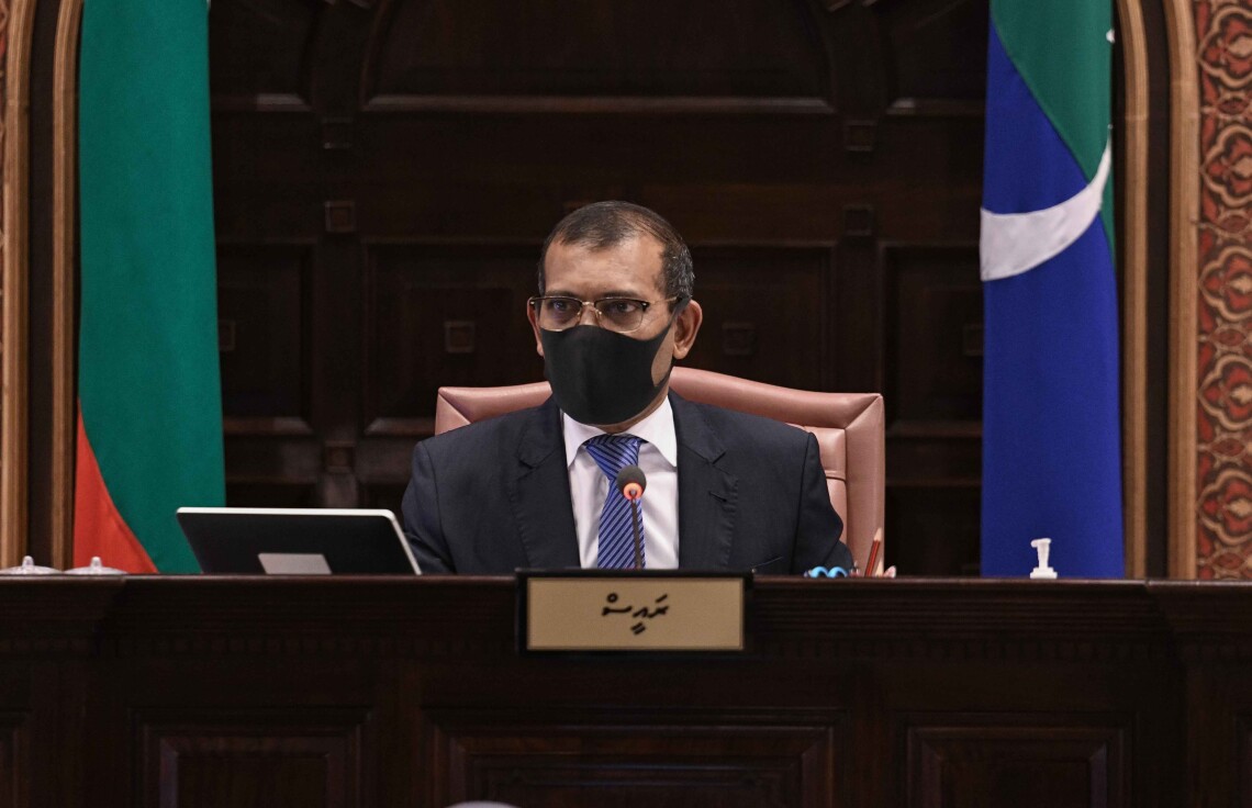 ރައްޔިތުންގެ މަޖިލީހުގެ ރައީސް މުހައްމަދު ނަޝީދު