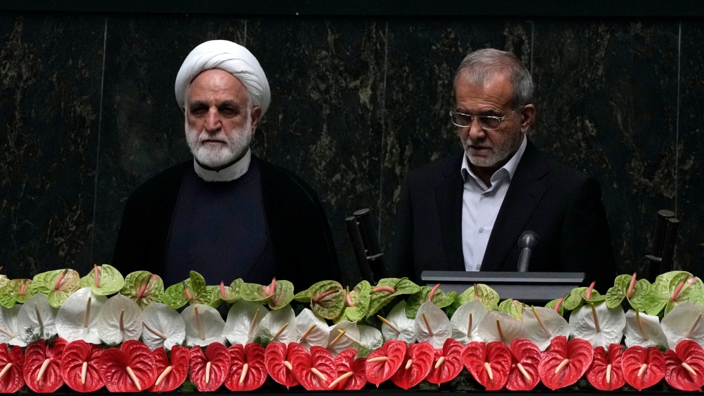 Swearing in ceremoney of Dr Masoud Pezeshkian, the new President of the Islamic Republic of Iran.