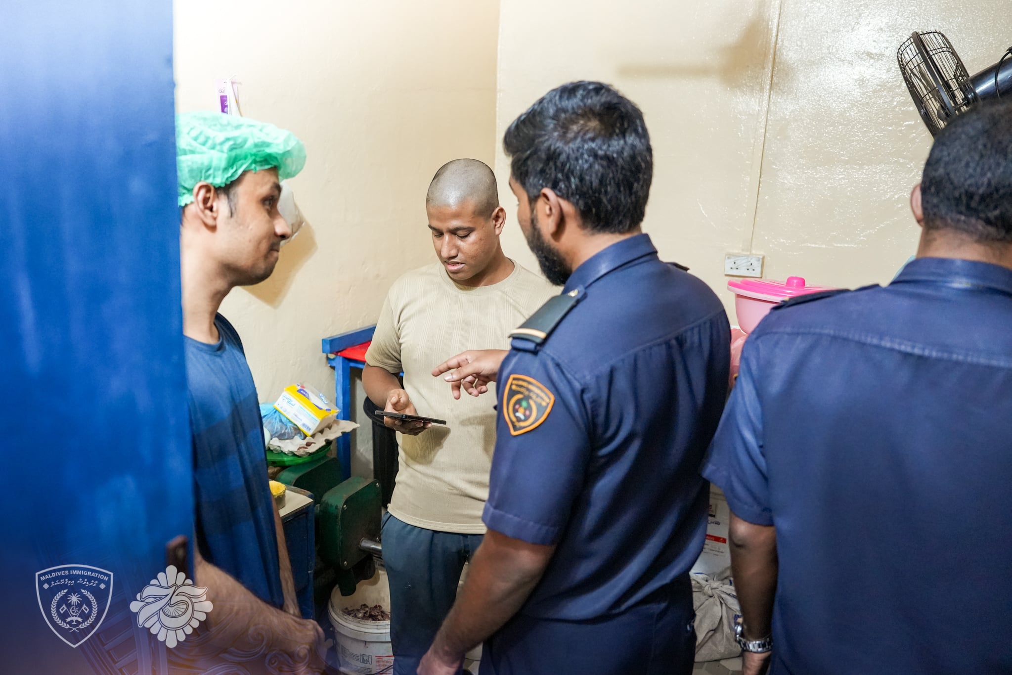 ޓާސްކް ފޯސް އިން އިއްޔެ ކުރިއަށް ގެންދިޔަ އޮޕަަރޭޝަންގެ ތެރެއިން، ފޮޓޯ: އިމިގްރޭޝަން