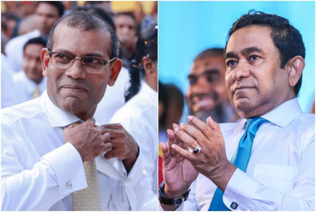 President Nasheed and former President Yameen.