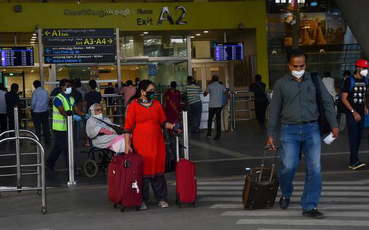 Arrival passengers to India.