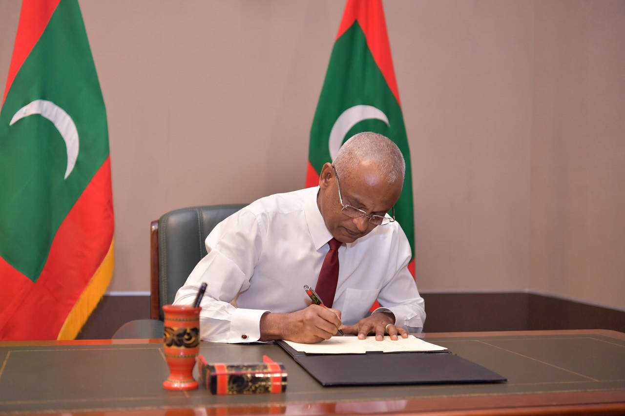 ރައީސުލްޖުމްހޫރިއްޔާ އިބްރާހިމް މުޙައްމަދު ޞާލިޙް