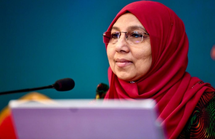 Minister of Gender, Family and Social Services Aishath Mohamed Didi.