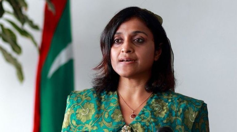 Former Foreign Minister, Ms. Dhunya Maumoon