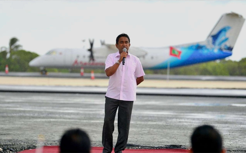 ޖީއެމްއާރު އަތުން އެއަރޕޯޓް އަތުލުމަކީ ދިވެހިންގެ އެންމެބޮޑު ނަސީބު: ސުޖާއު