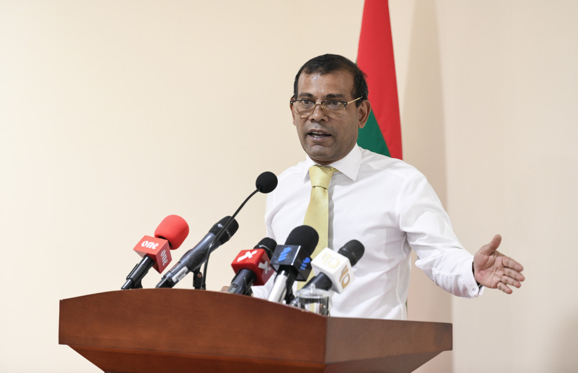 ނިޒާމު އުވައެއް ނުލާނަން؛ އަމާޒަކީ ގާނޫނުގައިވާ ގޮތުގެމަތިން ނިޒާމުހިނގުން: ރައީސް ނަޝީދު