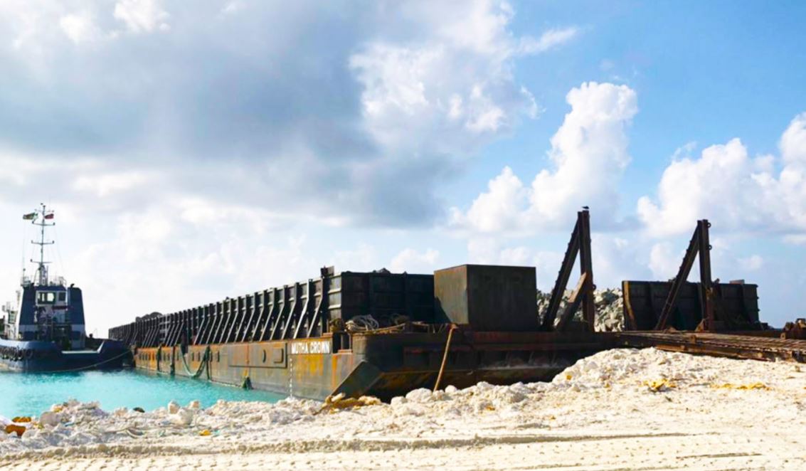 ގުރައިދޫ ބަނދަރު ތަރައްޤީކުރުމުގެ މަޝްރޫޢުގެ ބޮޑުބައެއް ނިމިއްޖެ