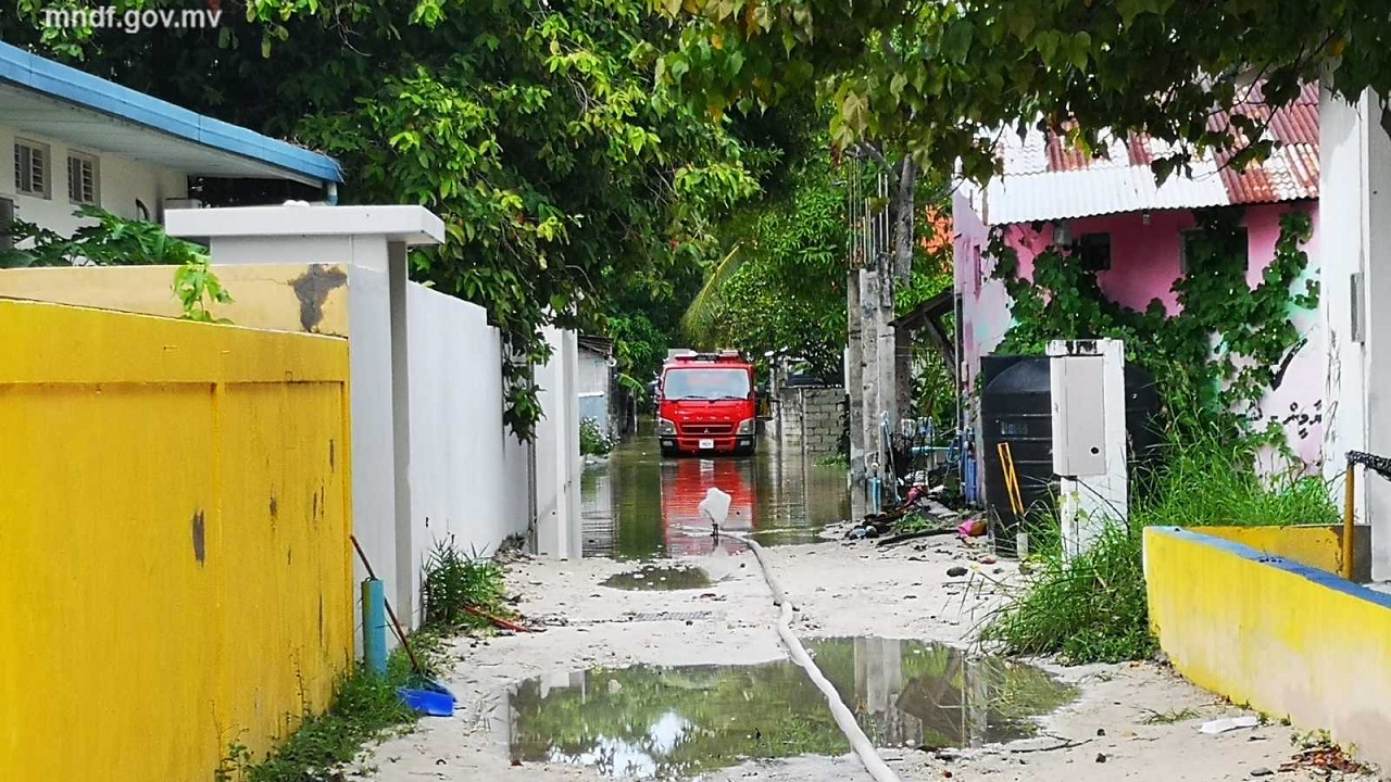 ވިއްސާރާގައި ރަށެއްގައި ފެންބޮޑުވެފައި