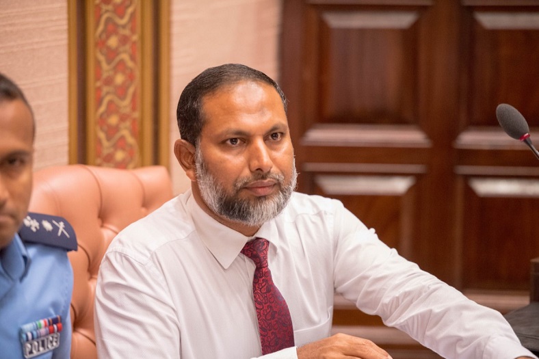 Home Minister, Mr Imran Abdulla