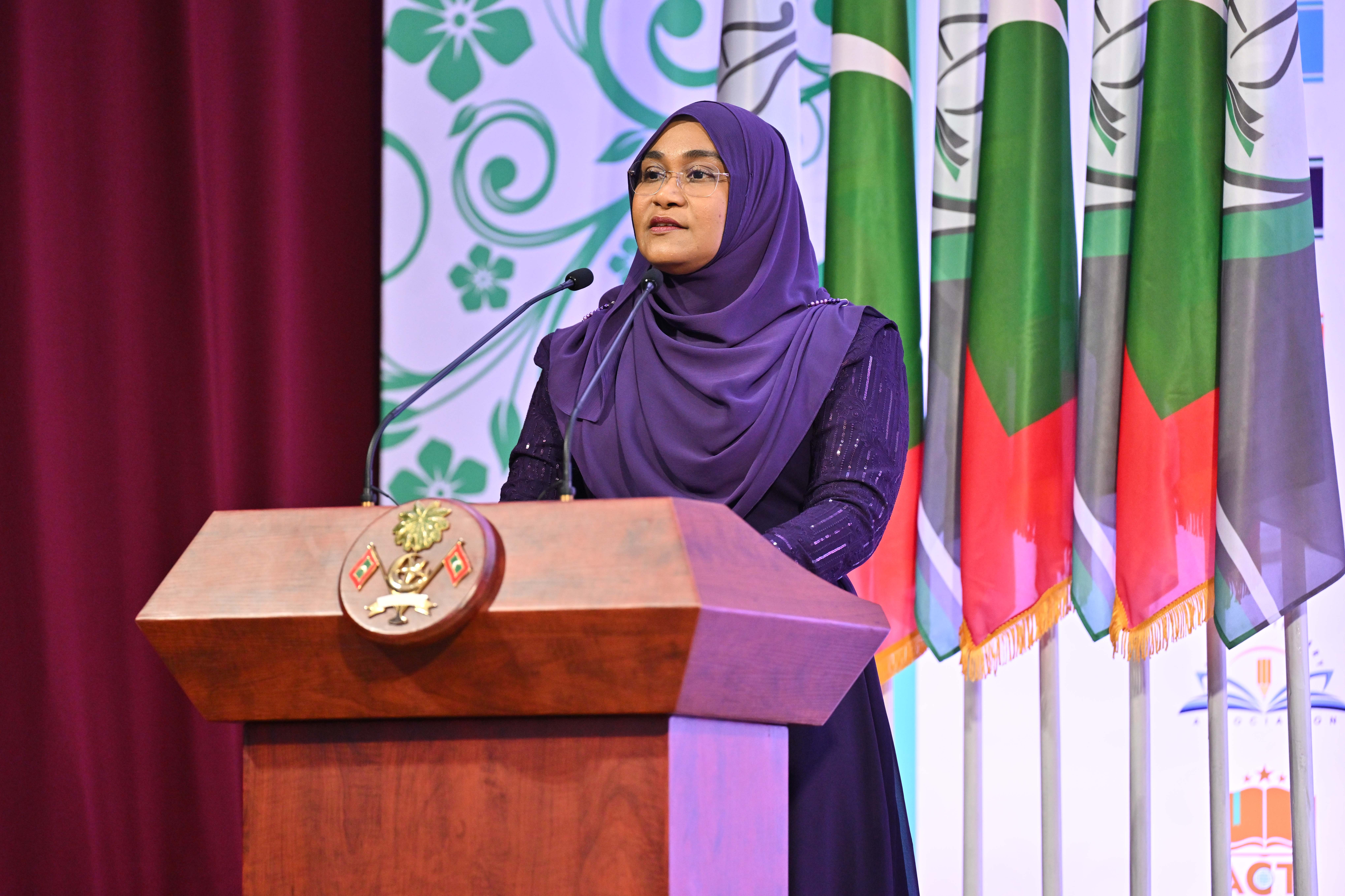 First Lady Sajidha Mohamed--Photo: PO