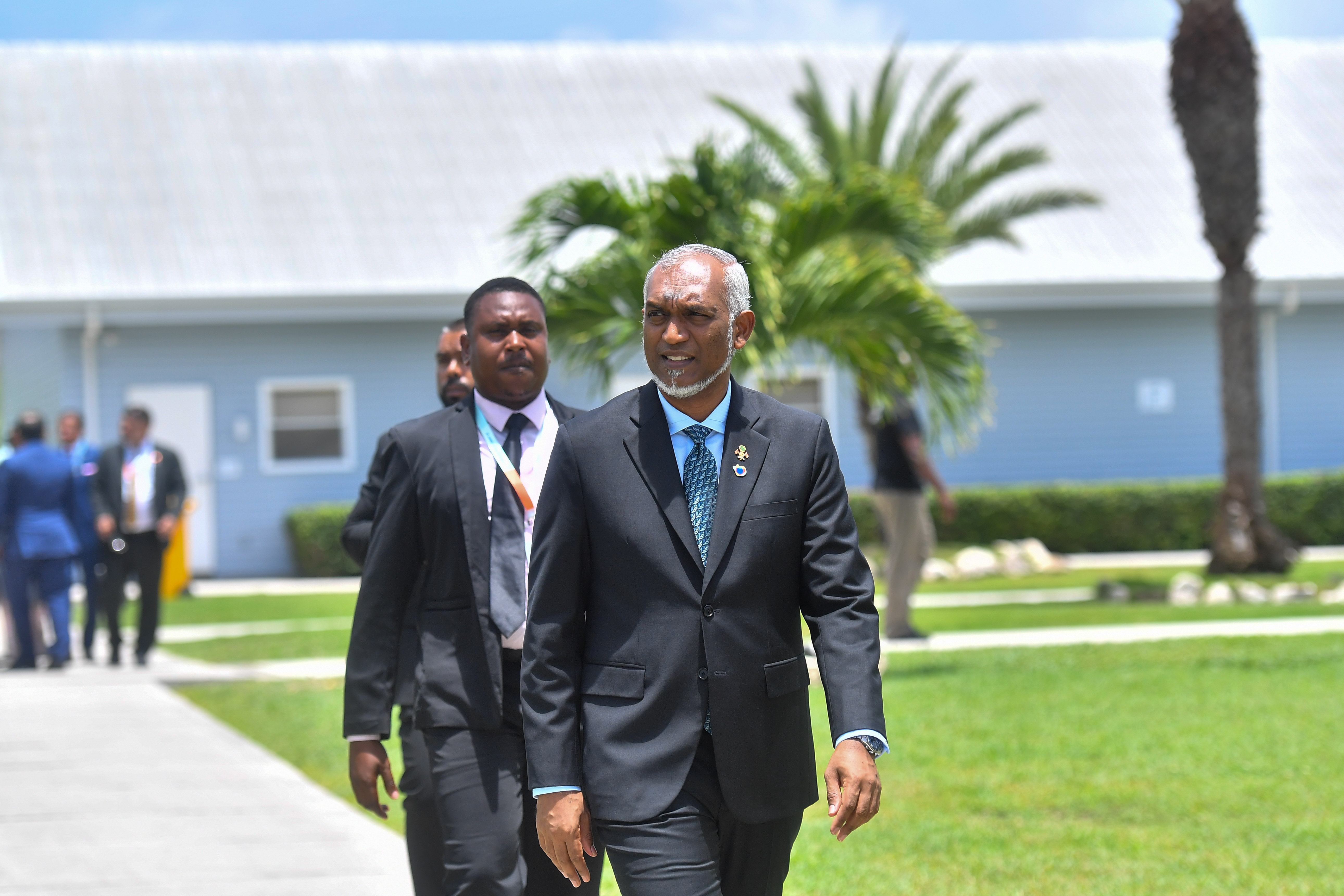 President Dr. Mohamed Muizzu at SIDS4 .