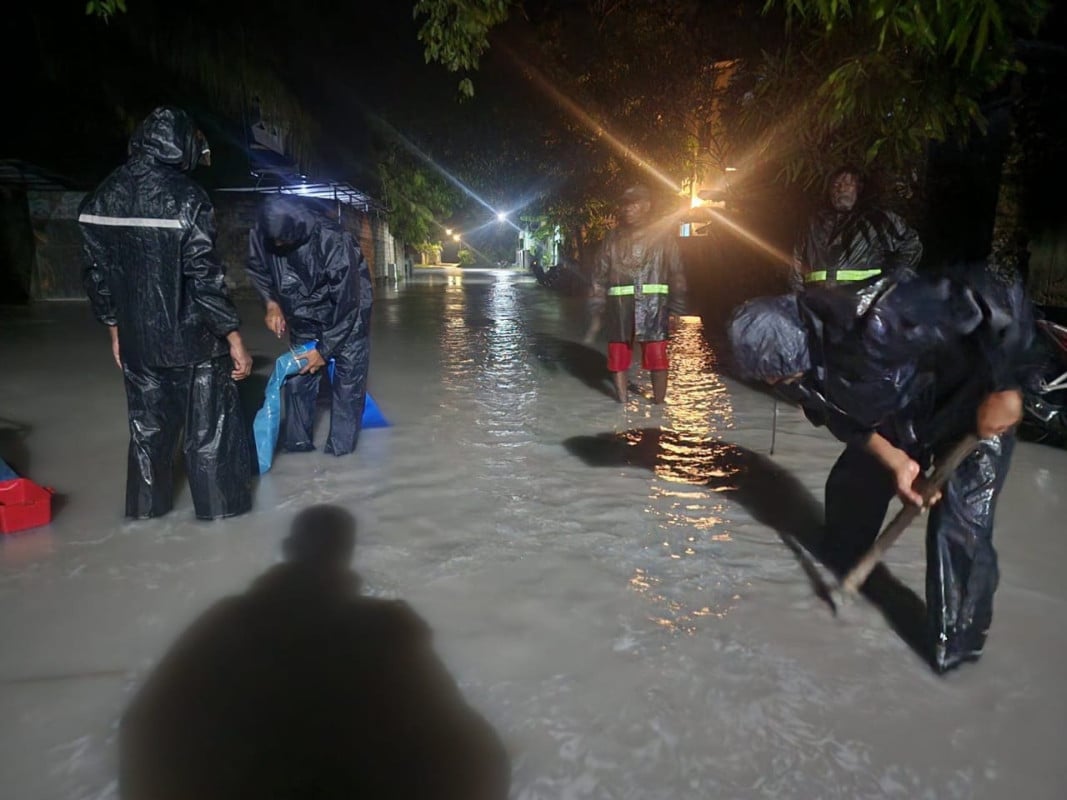 Flooding in Malé: Temporary shelter for 226 people from 36 households rendered uninhabitable