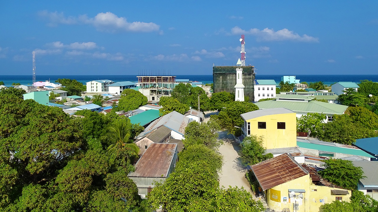 Lh. Naifaru island.