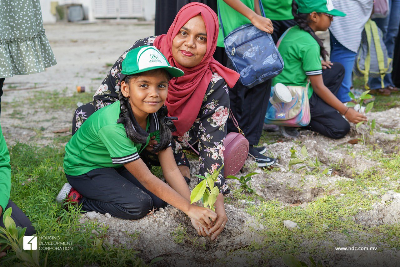 ހުޅުމާލޭގައި ކުރިޔަށްދިޔަ ގަސް އިންދުމުގެ ޕްރޮގްރާމް