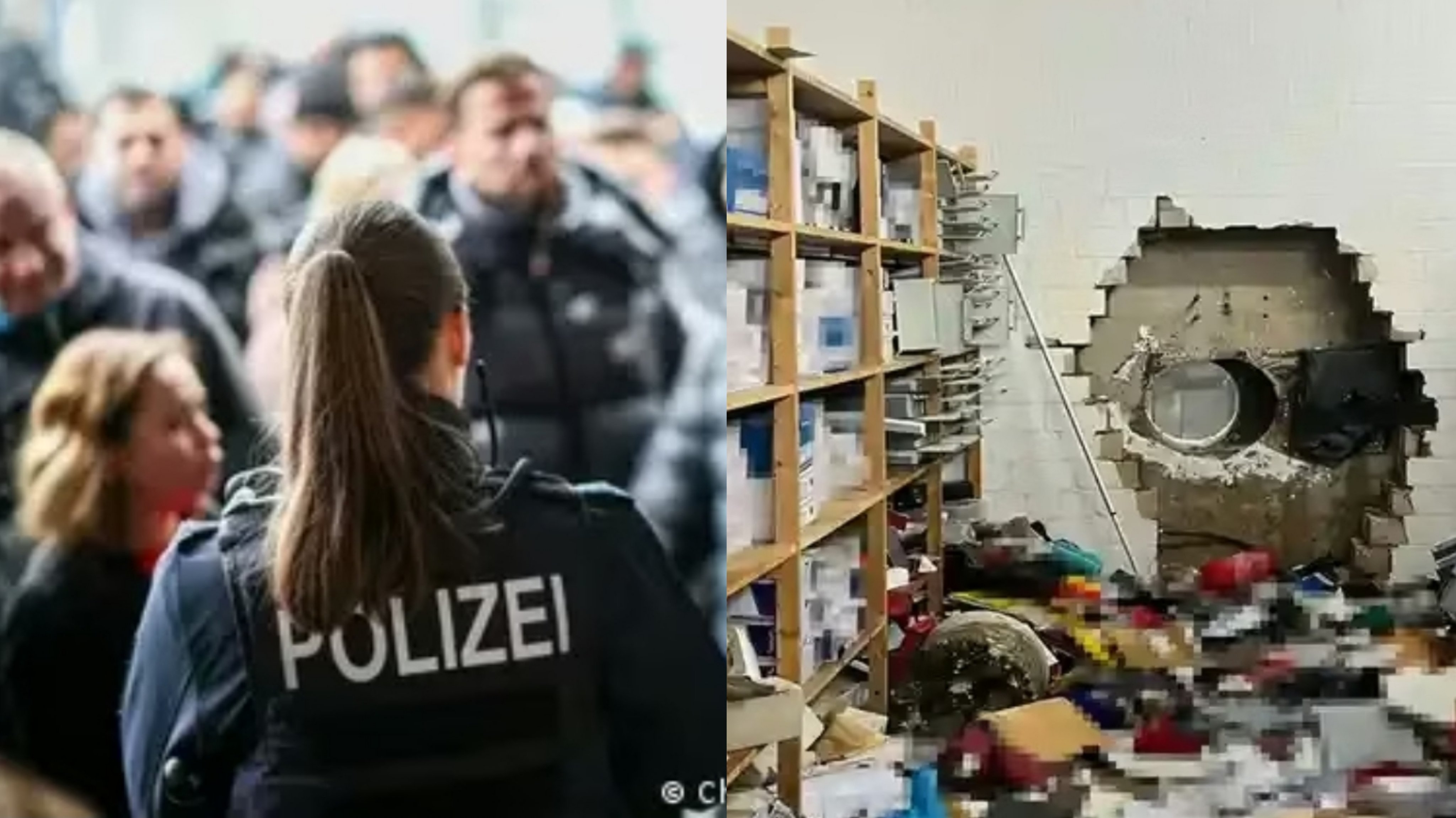 ލޯވަޅެއް ތޮރުފައިގެން ޖަރުމަނުގެ ބެންކެއް ފަޅާލައި 30 މިލިއަން ޔޫރޯ ވަގަށް ނަގައިފި