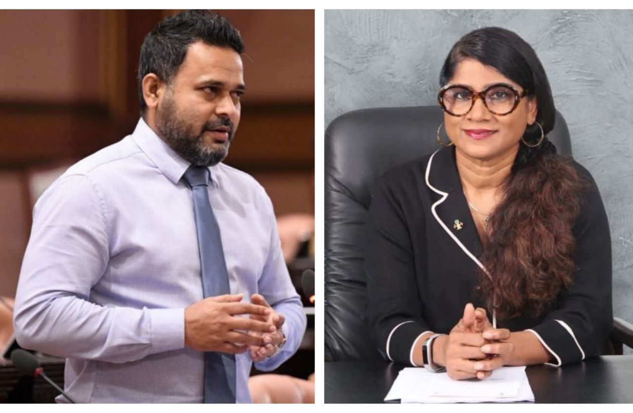 ކ-ވ މިނިސްޓަރު މާރިޔާ ދީދީ، އަދި މެމްބަރު އަހުމަދު ޝިޔާމް