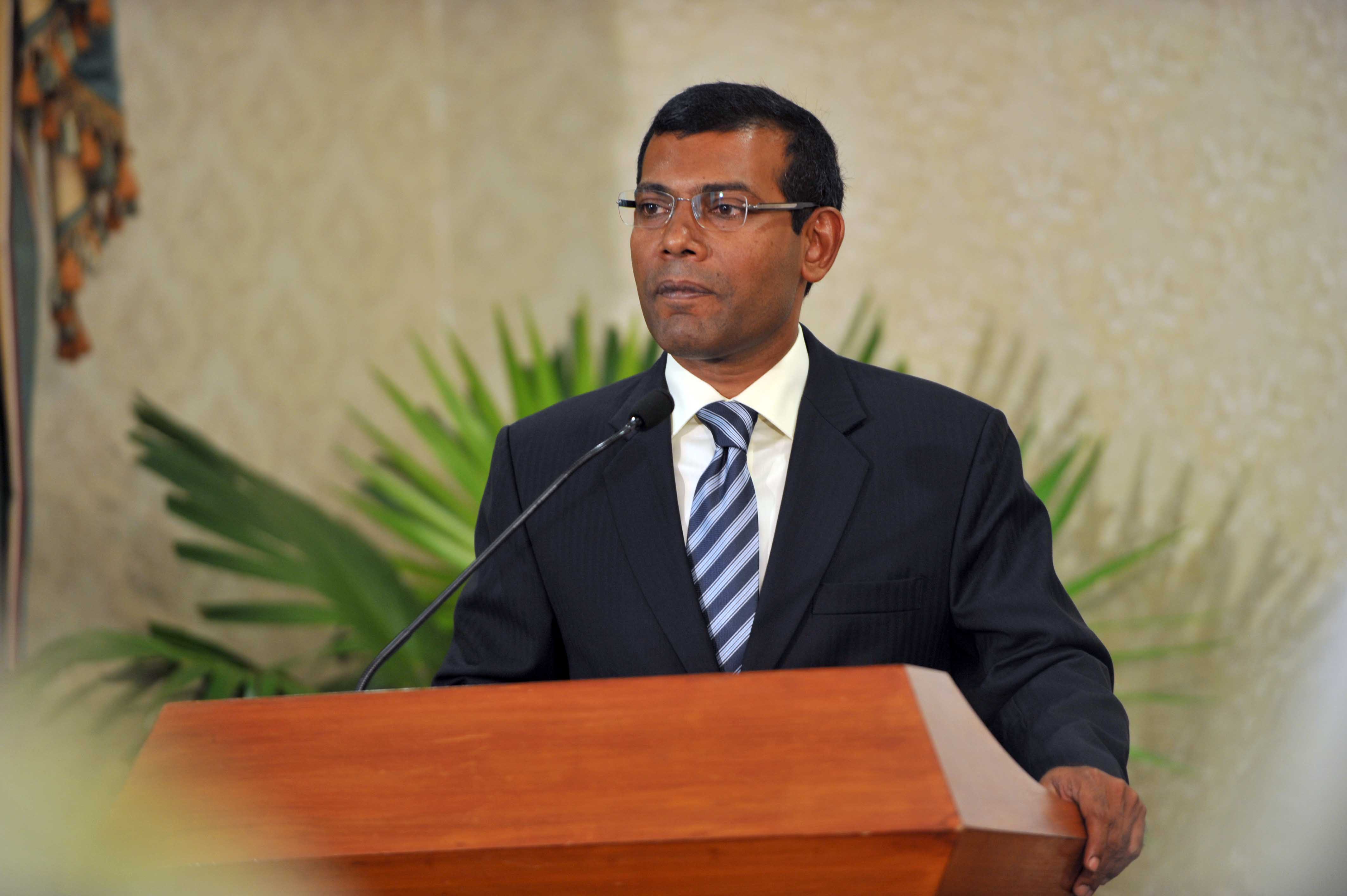 Former President Mohamed Nasheed-- Photo: PO