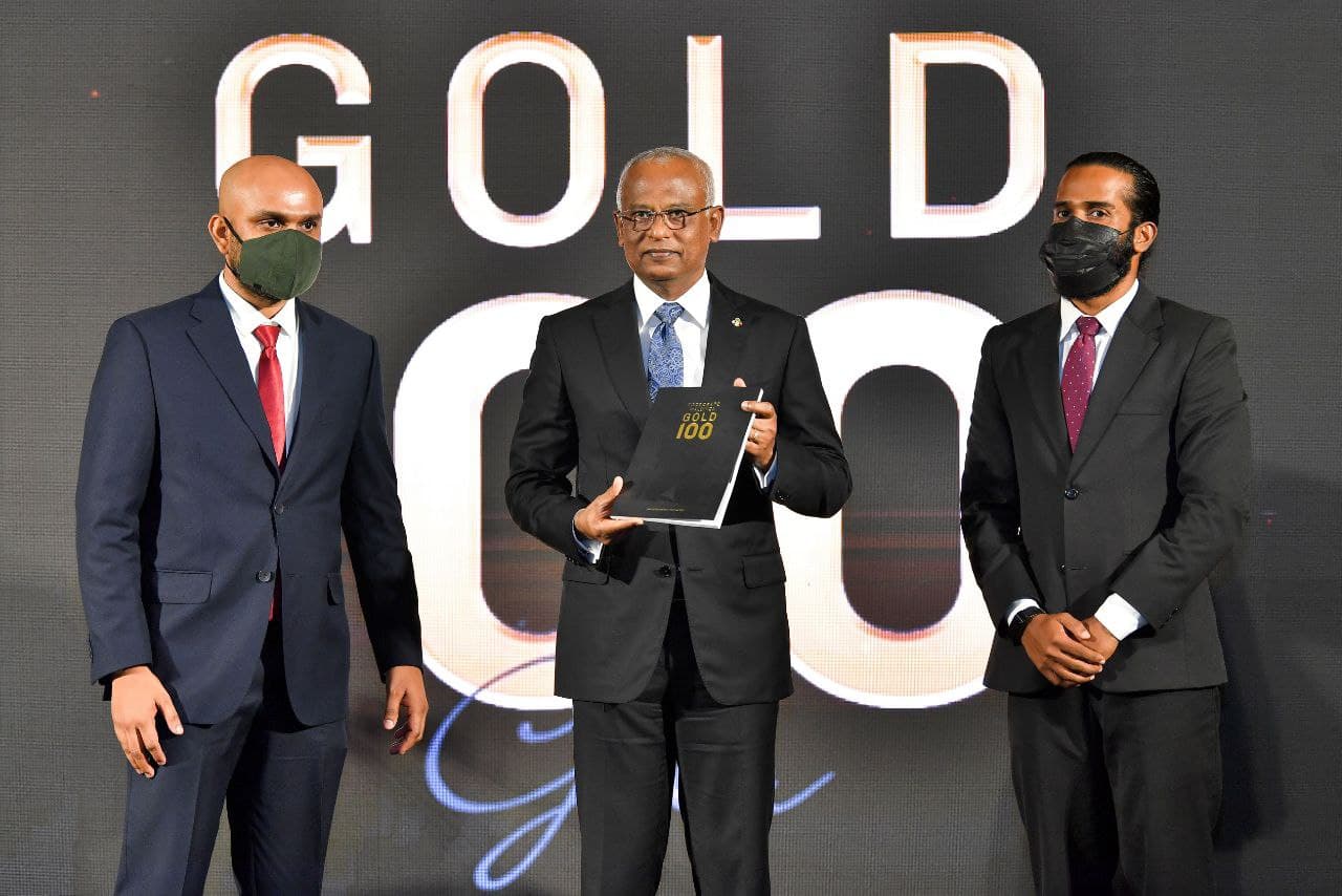 Launching of “GOLD 100” magazine at the GOLD 100 GALA.