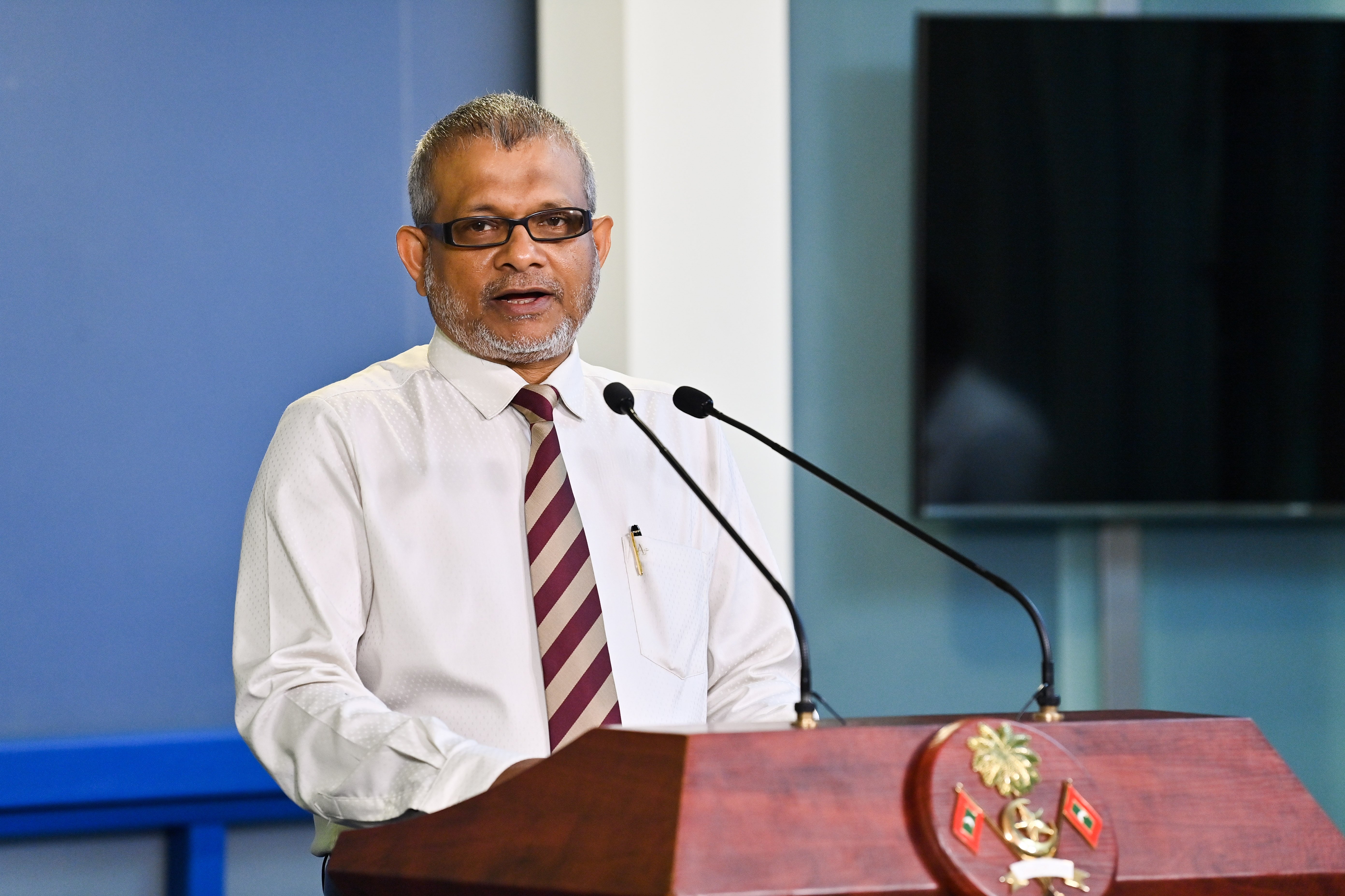 Chief Spokesperson at the President’s Office, Mohamed Shahyb.