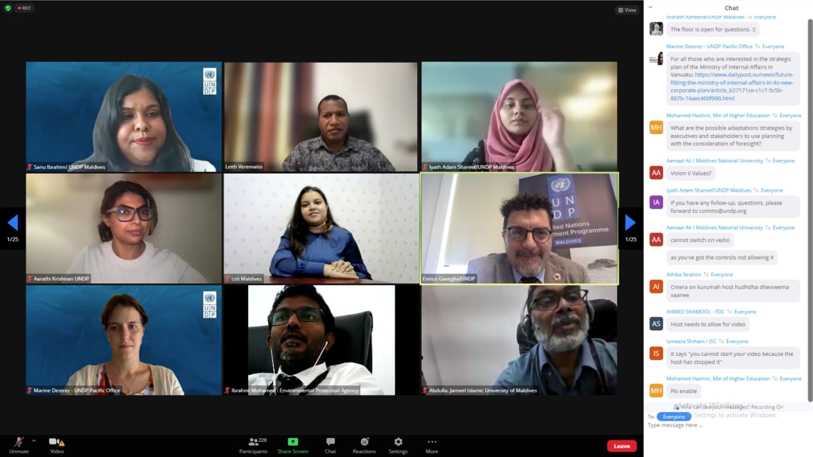 ވިޝަނިން ފޮރ މޯލްޑިވްސް ލީޑަރޝިޕް ޑައިލޮގްސްގެ ފުރަތަމަ ސެޝަން ބާއްވައިފި