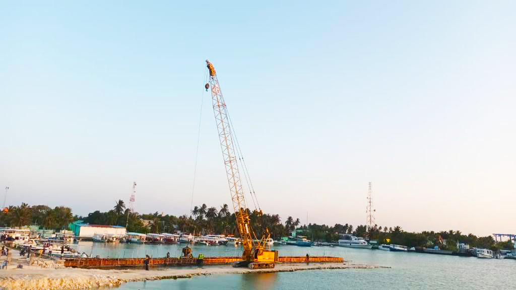 ހިންމަފުށި އެއްގަމު ތޮށިލުމަށްޓަކައި ގައު އެތުރުމުގެ މަސައްކަތް ފަށައިފި