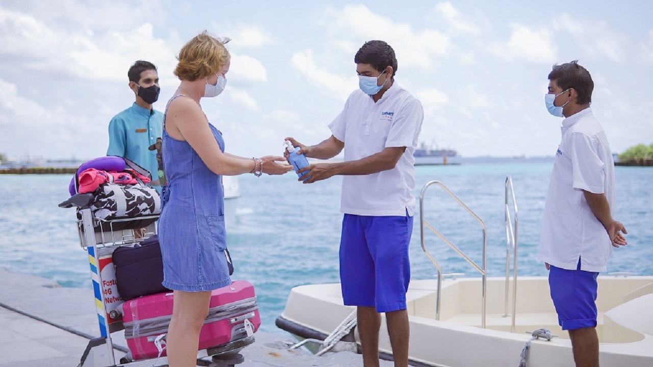 Tourist arrival to the Maldives. Photo: Social Media