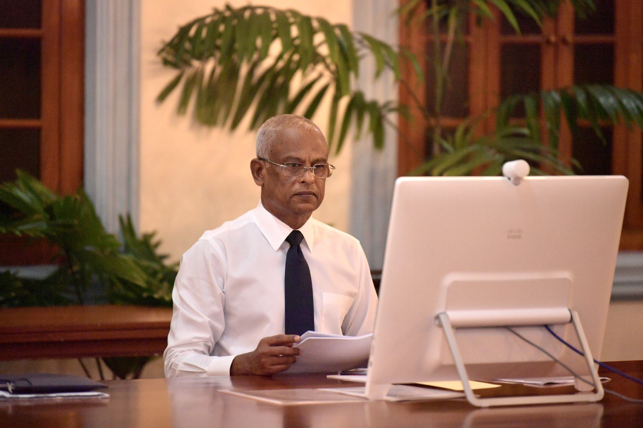 President Ibrahim Mohamed Solih.