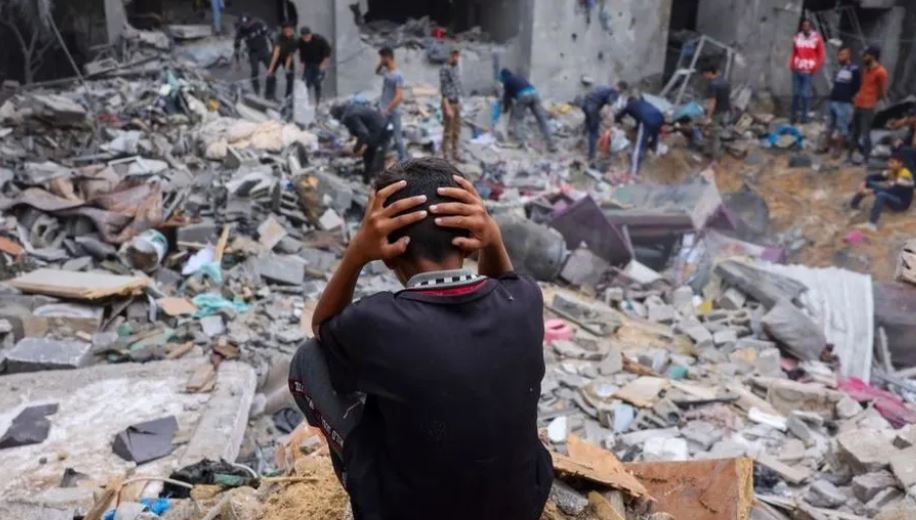 More than 22,400 people have been killed in Gaza - mostly children and women