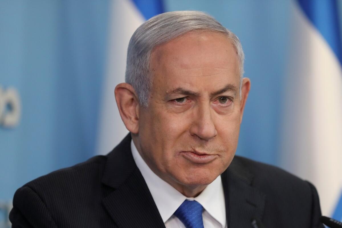 Israeli Prime Minister Benjamin Netanyahu