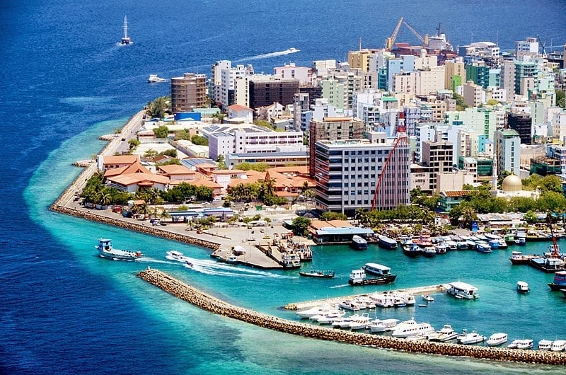 Aerial image of Male'