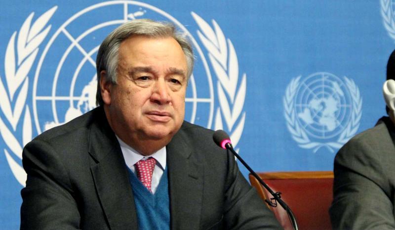 United Nations Secretary-General Antonio Guterres.