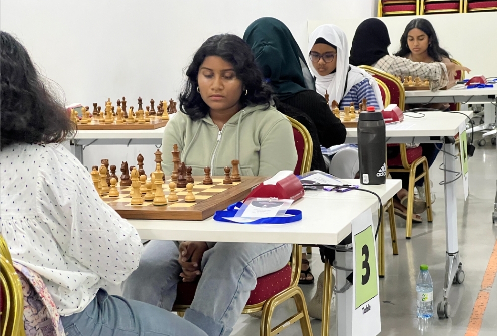 The women’s category of the biggest tournament in the Maldives Chess Association (MCA) kicked off on Thursday night