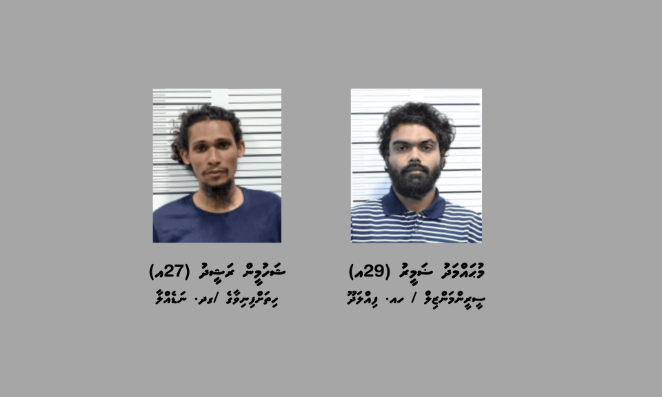 ރަހީނުކޮށް ބިރުދައްކައި ފައިސާ ހޯދި މައްސަލައެއްގައި ދެމީހަކު ހައްޔަރު ކޮށްފި