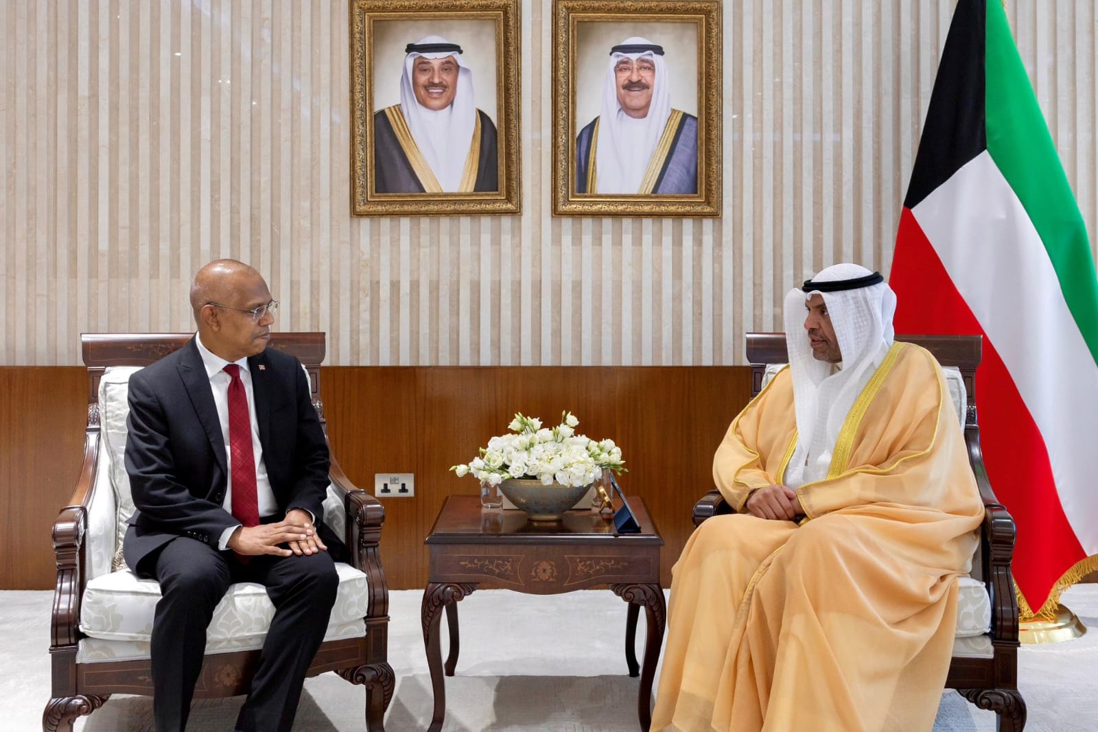 Ambassador Ahmed Sareer presents credentials as Maldives’ Envoy to Kuwait