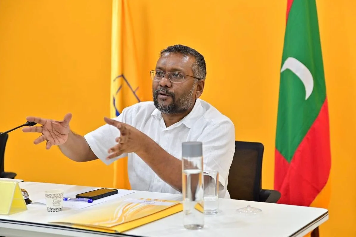 Maldivian Democratic Party (MDP) Chairperson Fayyaz Ismail