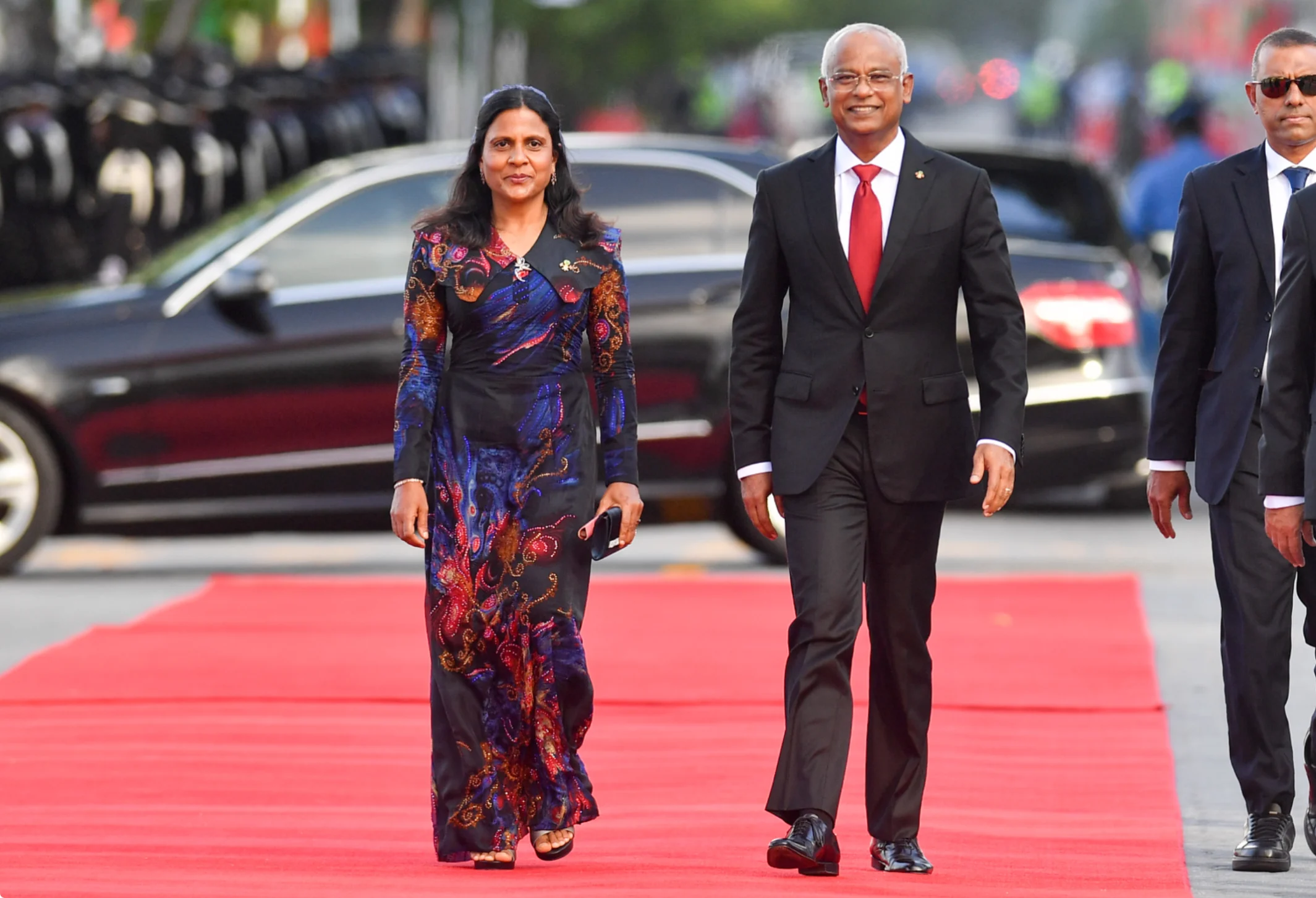 Former President Ibrahim Mohamed Solih and Former First Lady